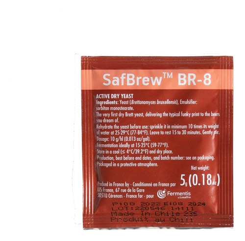 Fermento Fermentis Safbrew Br-8 - 5g