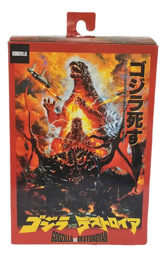 Boneco De Ação Neca 1995 Red Fire Godzilla Burning, Presente