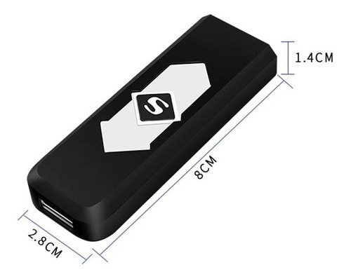 Yesquero Encendedor Electronico De Cigarros Usb Recargable