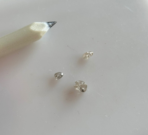 Diamante Bruto Natural Com 1,15 Quilates Branco