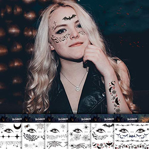 Tinta Para Tatuaje Tatuajes Temporales De Halloween Día De
