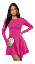 Comprar Vestido Corto Manga Larga Modelo Mariella Marca Fiorelli