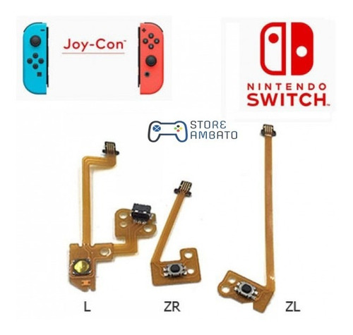 Imagen 1 de 2 de Flex Mando Joy Con Switch - Boton Zl Zr L