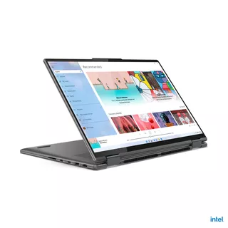 Laptop Lenovo Yoga 16IAP7 storm gray táctil 16", Intel Core i5 1240P 8GB de RAM 256GB SSD, Intel Iris Xe Graphics G7 80EUs 2560x16000px Windows 11 Home