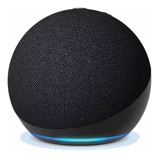 Amazon Echo Dot 5th Gen con asistente virtual Alexa color negro 110V/240V