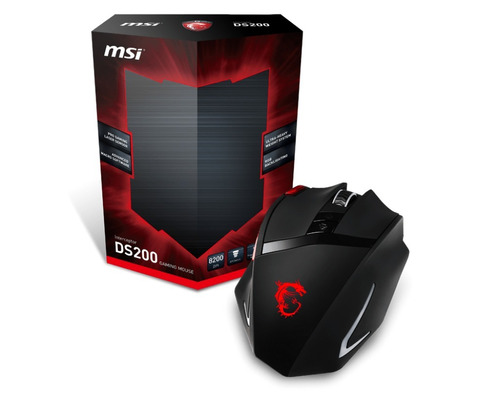 Mouse Gamer Msi Interceptor Ds200 Láser 8.200dpi