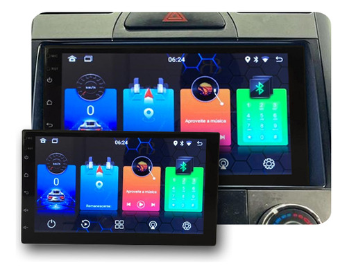 Multimídia Kia Soul 2010 2011 2012 2013 V2 Carplay 7
