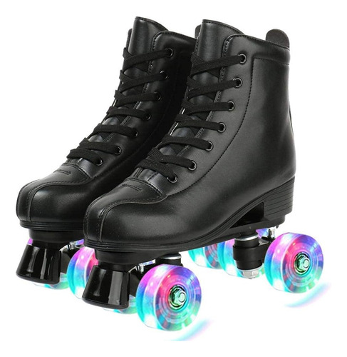 Xudrez - Patines De Cuatro Ruedas, Ajustables, Botín De Cuer