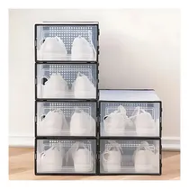 Comprar Set 20 Cajas Organizador De Zapatos Reforzado Con Doble Tapa