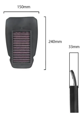 Filtro De Aire Tipo K&n Para Yamaha Mt15 Y R15 V3.