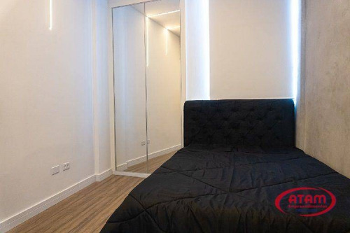 Imagem 16 de 22 de Kitnet Decorada E Totalmente Mobiliada - Nunca Usada- No Centro De São Paulo - Kn0010