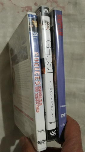 Dvd Striptease+ghost Outro Lado Vida+choices Demi Moore S64