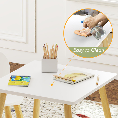 Utex Juego De Mesa Para Niños Con 2 Sillas Para Niños Color