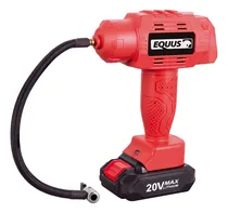 Comprar Inflador Compresor Pistola Inalámbrico Equus 20v Equus Color Rojo