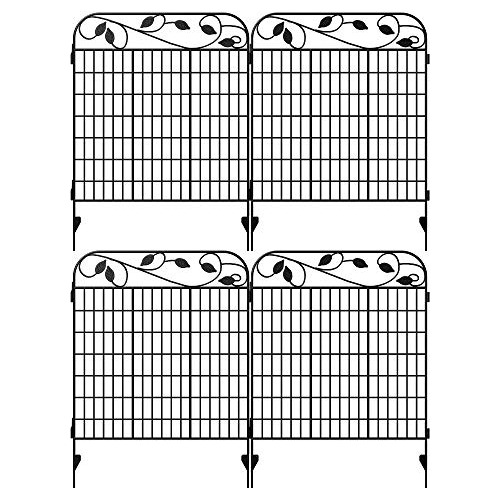 Amagabeli - Borde De Metal Para Valla De Jardin, 44 X 36 Pul