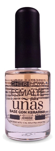 Esmalte Para Uñas Base Con Keratina 10ml Cherimoya Manicura