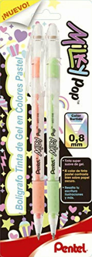 Pentel K98bp2-m Bolígrafo De Tinta De Gel, Surtido: Colores