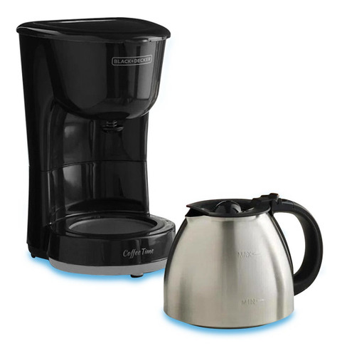 Cafeteira Black+Decker CM15 semi automática preta de filtro 220V