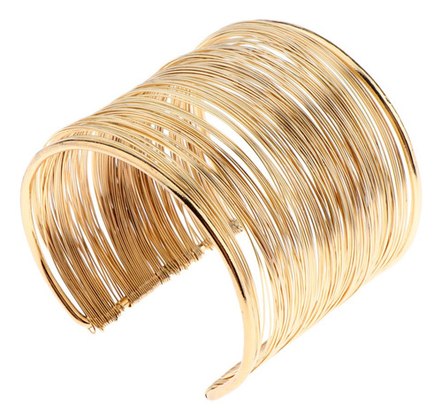 Brazalete De Aleación For Mujer Pulsera Rígida De Alambre