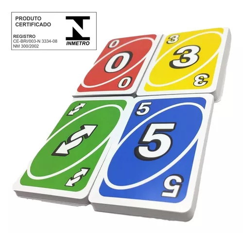 Jogo Uno Cartas Modelo Novo Personalizável Original - Copag - Deck