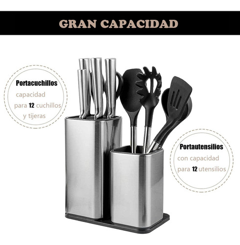 Soporte Para Cuchillos,soporte Universal De Acero Inoxidable