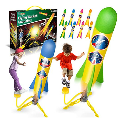 Deporte Aire Libre Rocket Launch Toys For Kids Age Of 3, 4,