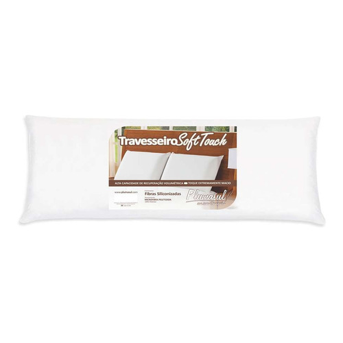 Travesseiro Solf Touch Branco 50x150