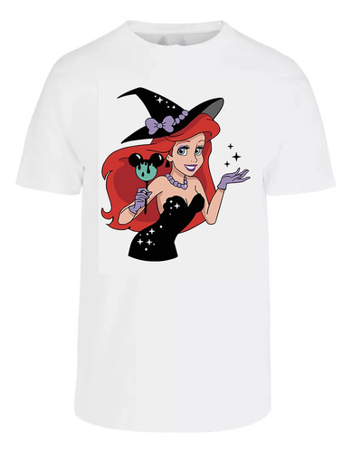 Camisas Ariel De Disney - Bruja Halloween Diseños Increíbles