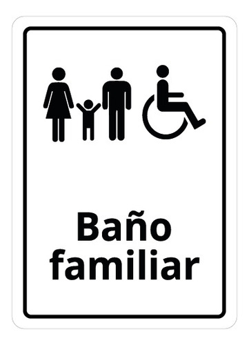 Baño Familiar - Señaléticas