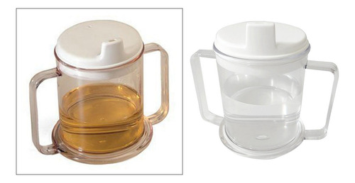 Gran Base De Dos Asas Taza Con Tapa 10oz Taza De Sippy Taza