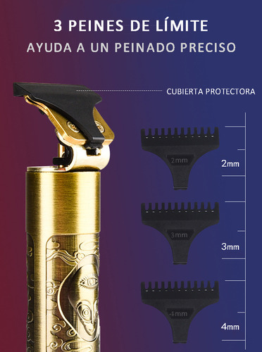 Máquina Para Cortar Cabello Cortadora De Cabello Trimmer Pro