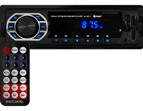 Radio Automotivo Bluetooth Toca Som Com Usb E Auto Rádio Fm