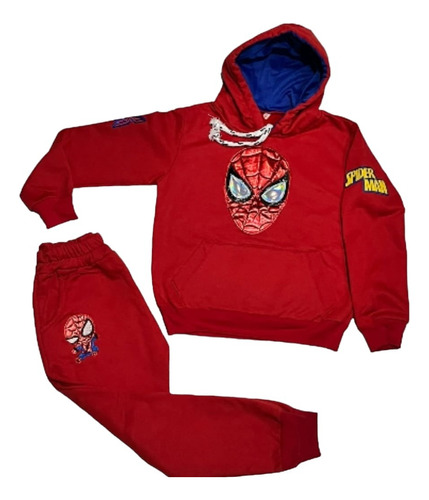 Conjunto Pants Spider-man, Súper Héroe Para Niño.