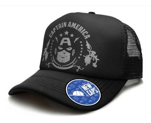  Gorra Trucker Capitán América Cómic Marvel New Caps