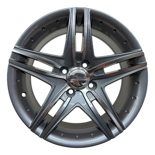 Llanta Deportiva Bk317 R15 4x100 Chevrolet Renault Toyota Vw Diamantado Vison