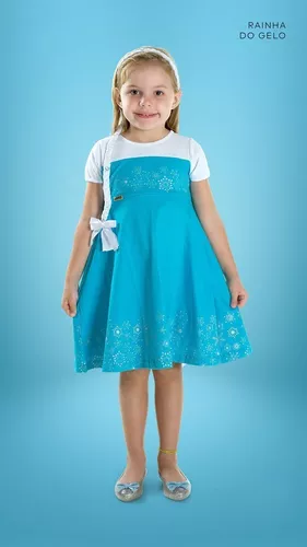 Vestido Fantasia Elsa do Frozen