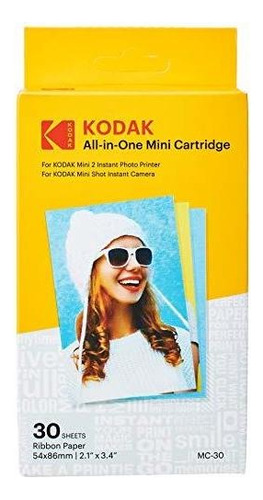 Cartucho De Impresora Fotográfica Kodak Mini 2 Mc Recambio
