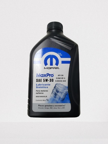 Aceite 5w30 X1 Litro Original Mopar - Motores Nafteros