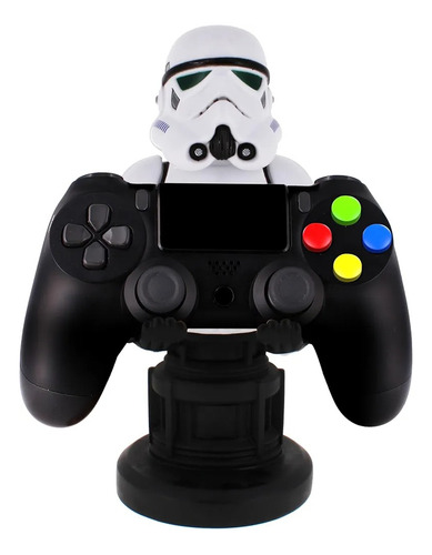 Stormtrooper Soporte Para Controles Y Celulares Cable Guys Blanco