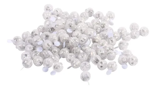 Luz De Destello Del Led, Luz Del Globo, 100pcs/lot Lámparas De Bola Llevadas Redondas Luces Del Globo Linterna Decoración Del Banquete De Boda De Navidad(blanco)