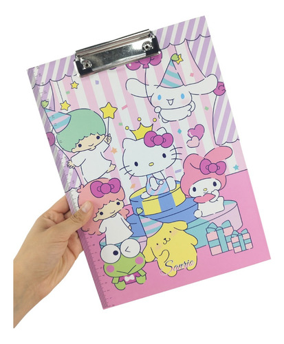 Porta Hojas Tabla De Apoyo Con Diseño De Personajes Sanrio 