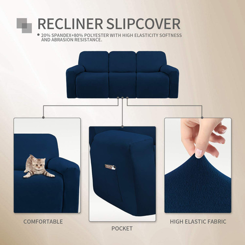Funda Easy-going Elástica De Microfibra P/sillón Reclinable