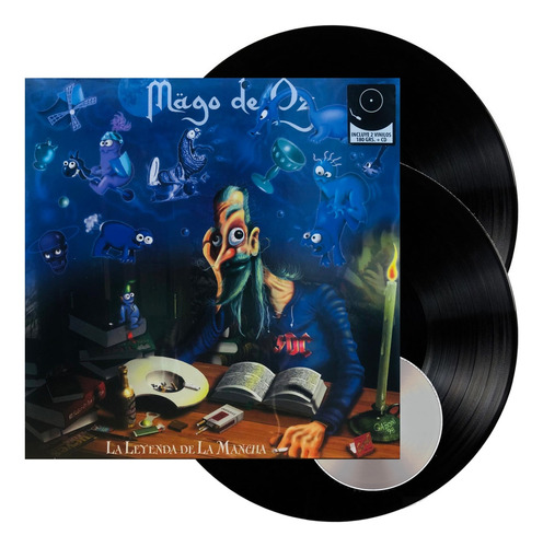 Mago De Oz La Leyenda De La Mancha Disco Cd + 2 Lp Vinyl 