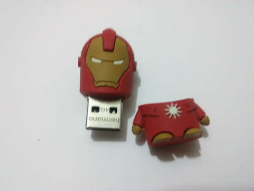 Pendrive 4gb ,  Figura Iron Man , Nuevo 