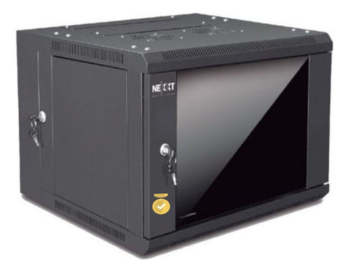 Gabinete Rack Nexxt Abatible De Pared Puerta De Vidrio 9ur