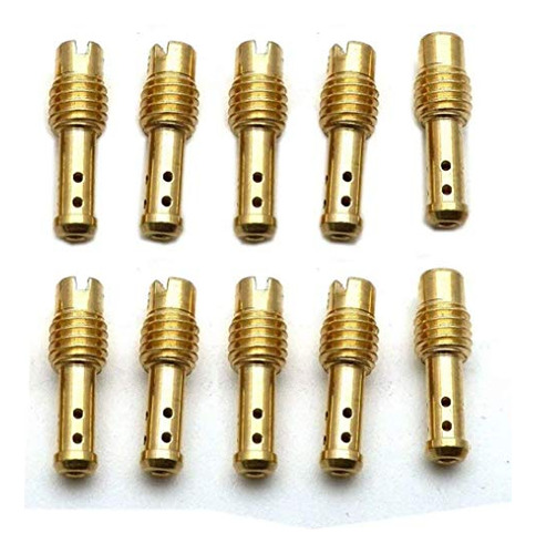 Moostore 10pcs 8 Bleed Holes Pilot Jet For Mikuni Vm/tm/tmx