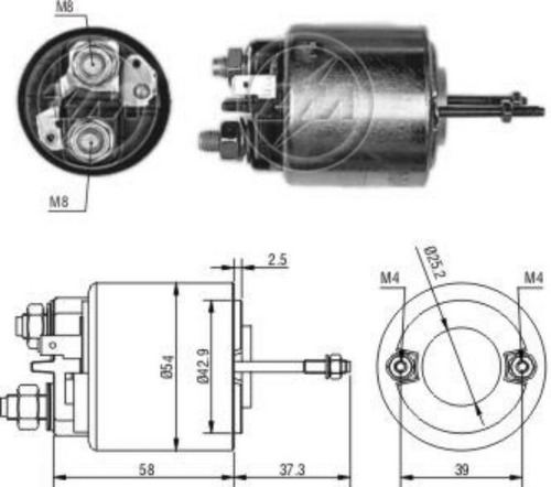 Solenoide Arranque Citroen-renault-peugeot 4