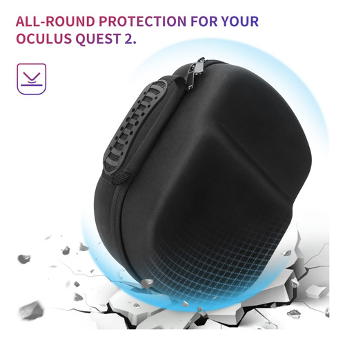 Funda De Viaje Para Headset Vr Meta Quest 3 Y Pico 4