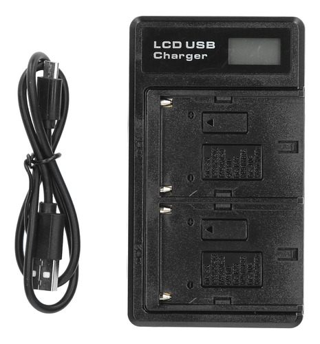 Base De Carga Usb, Pantalla Lcd, Batería De Litio Doble