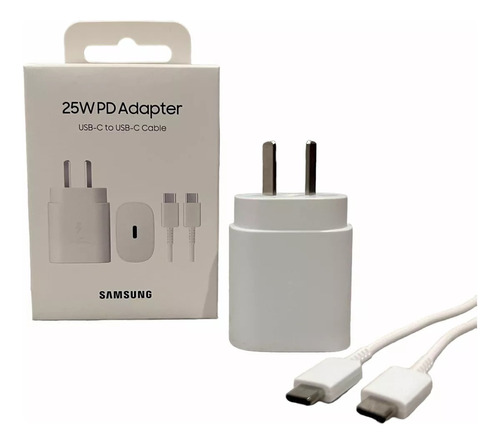 Cargador Samsung Tipo C/ Tipo C Super Fast Charging 25w